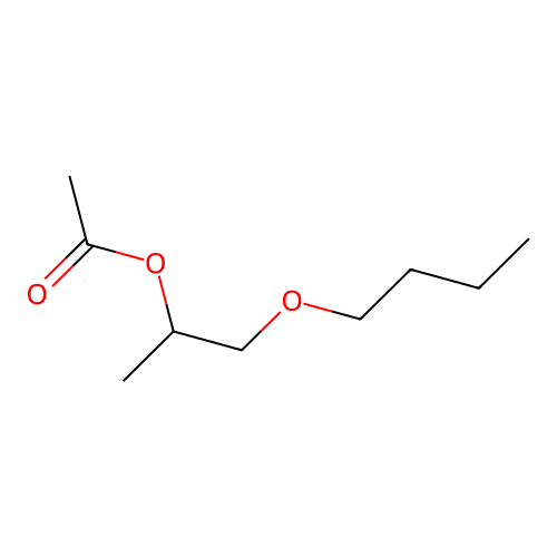2-Butoxy-1-methylethyl acetate structure