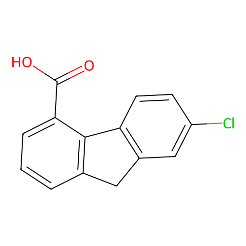 7-Chloro-9h-fluorene-4-carboxylic acid structure