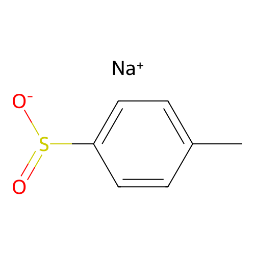 Sodium p-toluenesulfinate structure