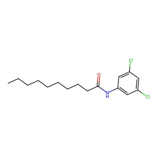 3',5'-Dichlorodecananilide structure