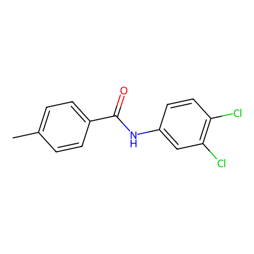 N-(3,4-二氯苯基)-4-甲基苯甲酰胺 structure