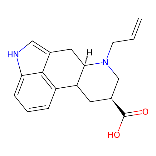 6-(Prop-2-en-1-yl)ergoline-8-carboxylic acid structure