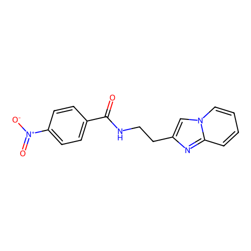 N-(2-imidazo[1,2-a]pyridin-2-ylethyl)-4-nitrobenzamide structure
