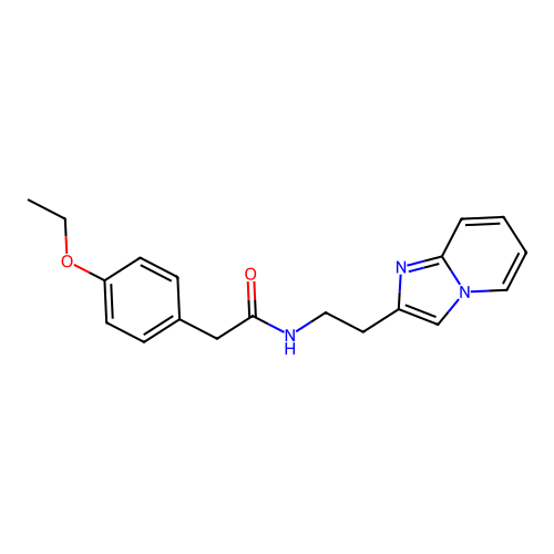 2-(4-ethoxyphenyl)-N-(2-(imidazo[1,2-a]pyridin-2-yl)ethyl)acetamide structure