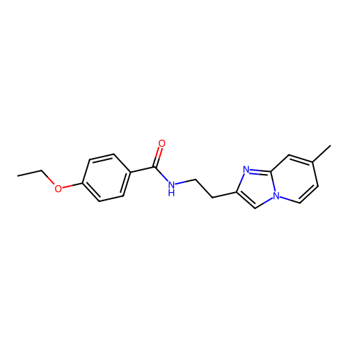4-ethoxy-N-(2-(7-methylimidazo[1,2-a]pyridin-2-yl)ethyl)benzamide structure