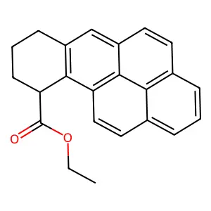 Ethyl 7,8,9,10-tetrahydrobenzo[pqr]tetraphene-10-carboxylate structure