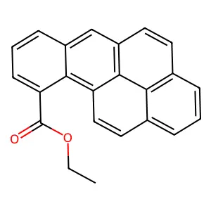Ethyl benzo(pqr)tetraphene-10-carboxylate structure