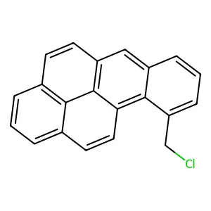 Benzo(a)pyrene, 10-(chloromethyl)- structure