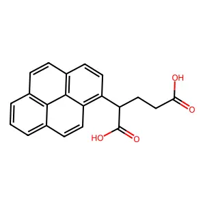 2-pyren-1-ylpentanedioic Acid structure