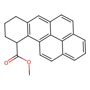 Benzo(pqr)tetraphene-10-carboxylic acid, 7,8,9,10-tetrahydro-, methyl ester structure