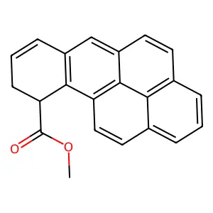 Methyl 9,10-dihydrobenzo(pqr)tetraphene-10-carboxylate structure