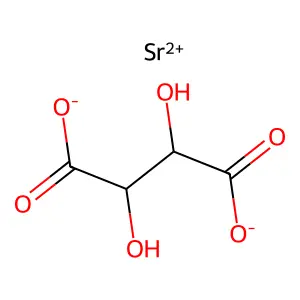 Strontium tartrate structure