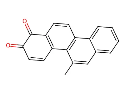 5-Methylchrysene-1,2-dione structure