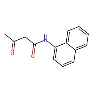 N-1-naphthyl-3-oxobutyramide structure