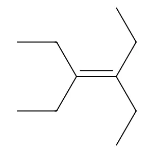 3,4-Diethyl-3-hexene structure