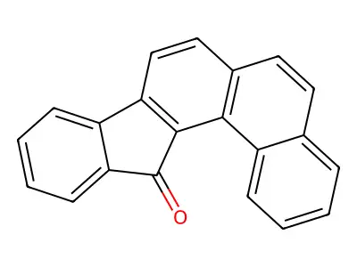 13H-Indeno(1,2-c)phenanthren-13-one structure