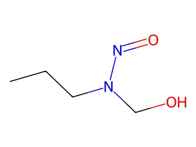 (Nitrosopropylamino)methanol structure