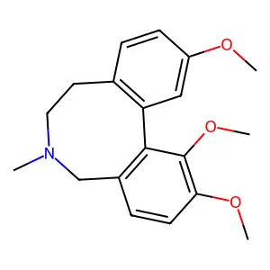 Dibenz(c,e)azocine, 5,6,7,8-tetrahydro-1,2,11-trimethoxy-6-methyl- structure