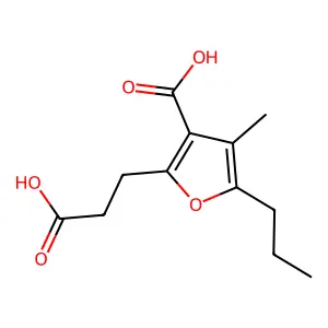 3-Carboxy-4-Methyl-5-Propyl-2-Furanpropanoic Acid structure