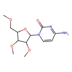 2',3',5'-Tri-O-methylcytidine structure