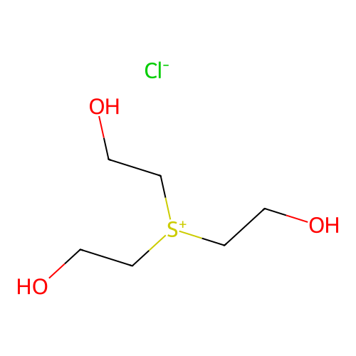 Sulfonium, tris(2-hydroxyethyl)-, chloride structure