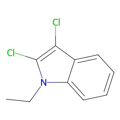 2,3-Dichloro-1-ethyl-1H-indole structure