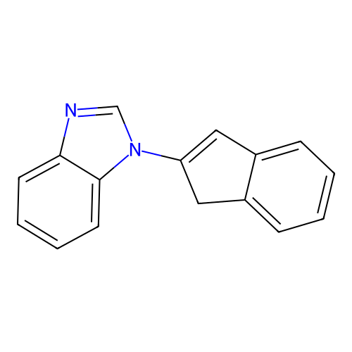 1-(1H-Inden-2-yl)-1H-benzimidazole structure