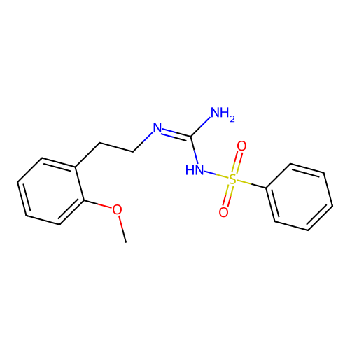 1-(Benzenesulfonyl)-2-[2-(2-methoxyphenyl)ethyl]guanidine structure