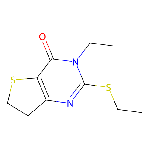 3-Ethyl-2-ethylsulfanyl-6,7-dihydrothieno[3,2-d]pyrimidin-4-one structure