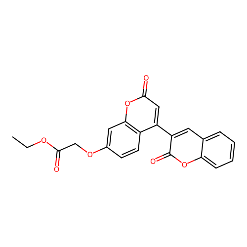 Ethyl 2-[2-oxo-4-(2-oxochromen-3-yl)chromen-7-yl]oxyacetate structure