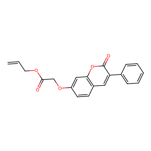 Prop-2-enyl 2-(2-oxo-3-phenylchromen-7-yl)oxyacetate structure