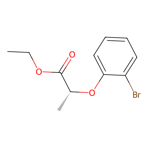 ethyl (2R)-2-(2-bromophenoxy)propanoate structure