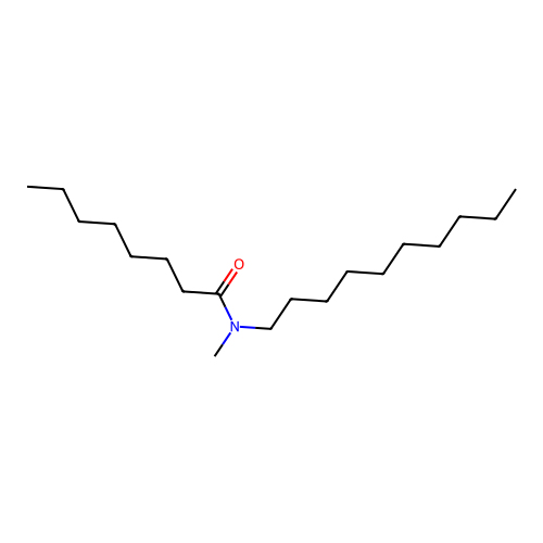 N-癸基-N-甲基辛酰胺 structure