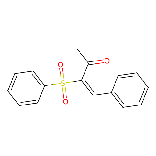 4-Phenyl-3-(phenylsulfonyl)-3-buten-2-one structure