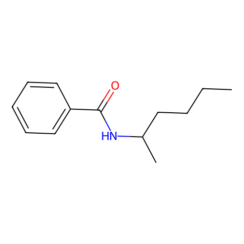 N-己-2-基苯甲酰胺 structure