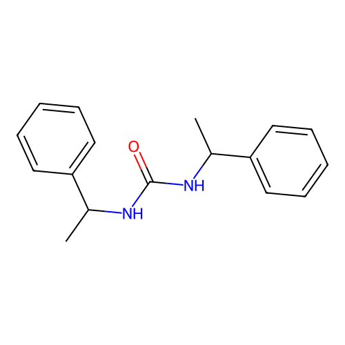 1,3-Bis(alpha-methylbenzyl)urea structure