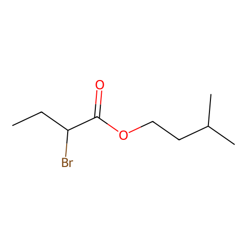 3-Methylbutyl 2-bromobutanoate structure