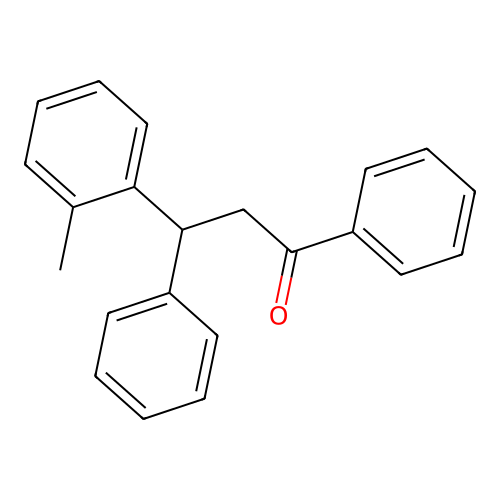 3-(2-Methylphenyl)-1,3-diphenylpropan-1-one structure