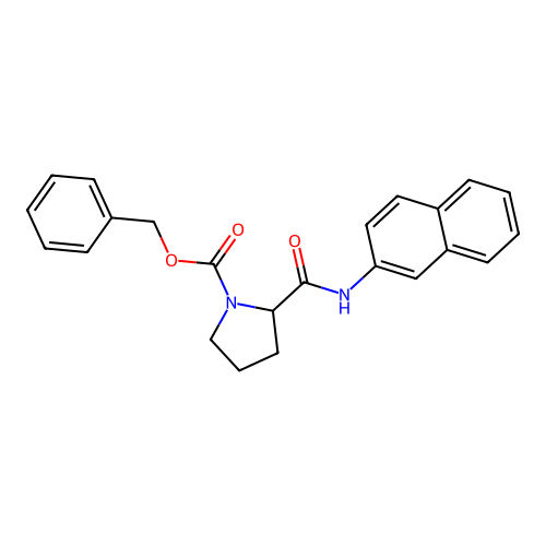 Z-Pro-betaNA structure