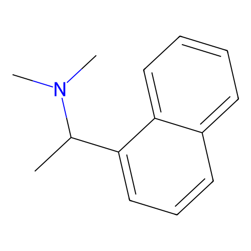 N,N-dimethyl-1-(1-naphthyl)ethylamine structure