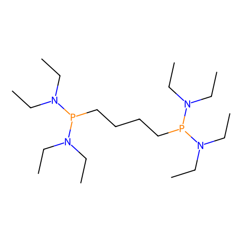 Tetramethylenebis[bis(diethylamino)phosphine] structure