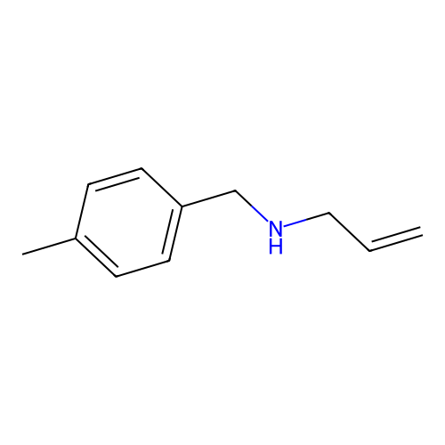 ((4-Methylphenyl)methyl)(prop-2-en-1-yl)amine structure