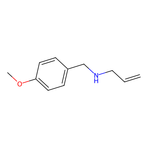((4-Methoxyphenyl)methyl)(prop-2-en-1-yl)amine structure