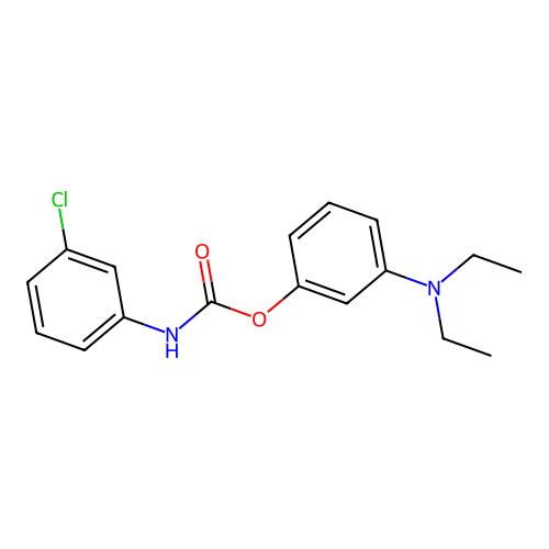 3-(Diethylamino)phenyl 3-chlorophenylcarbamate structure