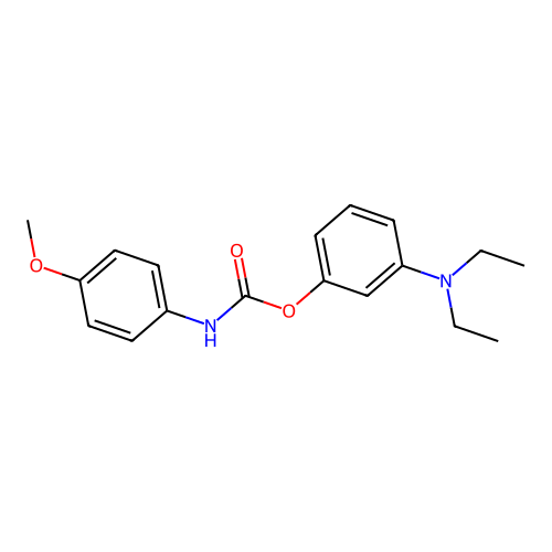 3-(Diethylamino)phenyl (4-methoxyphenyl)carbamate structure