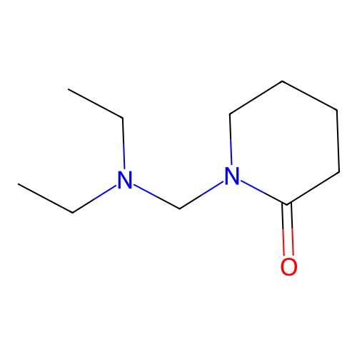 1-[(Diethylamino)methyl]piperidin-2-one structure