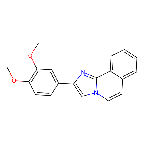 2-(3,4-Dimethoxyphenyl)imidazo[2,1-a]isoquinoline structure