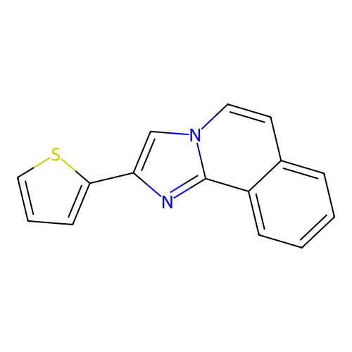2-Thiophen-2-ylimidazo[2,1-a]isoquinoline structure