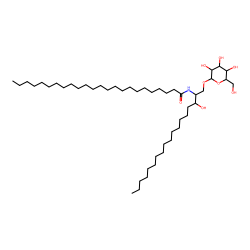 N-Lignoceroyldihydrogalactocerebroside structure