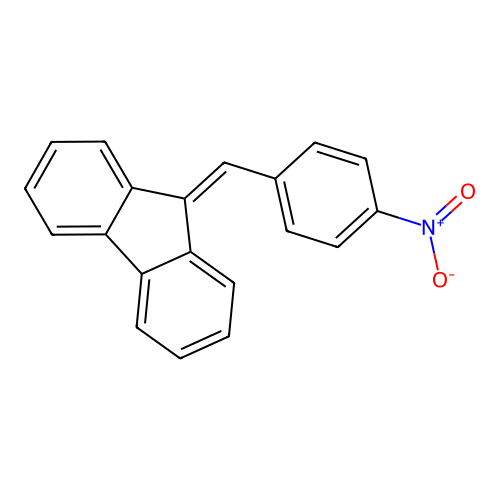 9-(4-Nitrobenzylidene)fluorene structure